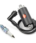 Kawasaki Bayou 300 Ignition Coil CDI Spark Plug Kit For KLF300 1988 2004 4x4 ATV Replacement Parts