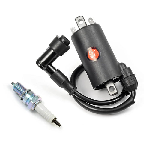 Kawasaki Bayou 300 Ignition Coil CDI Spark Plug Kit For KLF300 1988 2004 4x4 ATV Replacement Parts