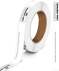 Seal Tape Roll Three Quarter Inch By Six Inch With 250 Waterproof Labels for Leakproof Seals on Bottles Jars and Lids