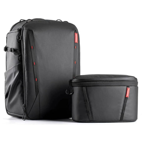 16 inch laptop camera backpack Camera Backpack With Detachable Shoulder Bag For Photographers, Waterproof Two In One Pack That Fits A 16 Inch Laptop And DSLR Gear, 35L Main