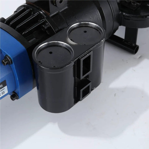 Heavy Duty Portable Electric Rebar Cutter Hydraulic Steel Bar Bending Machine core motor side view, highlighting robust clamp design.