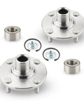 Front Wheel Bearing Pair For Ford Focus 2000 To 2011 Hub Assembly With New CV Shaft Splines Seals Retainers For A Smooth Quiet Ride And Quick Drop In Replacement displayed