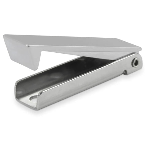 Five Pack RV Stainless Steel Baggage Door Catch Square Holds Baggage Compartments Open With Mounting Screws Included Great For RV Doors And Compartments