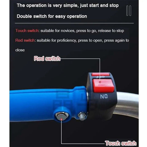 Heavy Duty Electric Stair Climbing Hand Truck With Massive 400kg Carrying Capacity And Super Smooth Brushless Motor Power for easy operation switches.