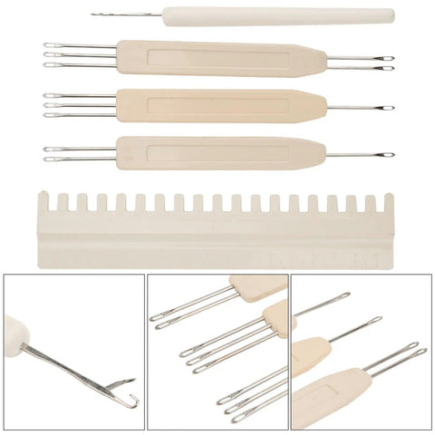 Transfer Tool Needle Pusher for Knitting Machines, Crochet Sewing Tools Set Compatible With KH581 KH811 KH821
