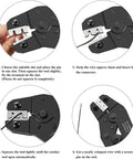 Ratcheting Crimping Tool Kit For DIY Electronics With 1550 Dupont 2.54mm Connectors And 760 JST XH 2.54mm Connectors Plus 1.5m