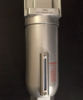 Inline Air Compressor Water Moisture Filter Trap With Auto Drain 1 Inch FPT Inlet And Outlet 5 Micron Filter Sight Glass