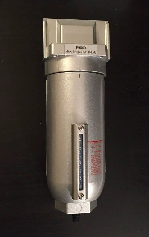 Inline Air Compressor Water Moisture Filter Trap With Auto Drain 1 Inch FPT Inlet And Outlet 5 Micron Filter Sight Glass