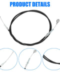 Go Kart Throttle Cable Kit 71 Inch Replacement for Predator 212cc GX160 GX200 196cc Engines with detailed product view