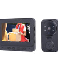 Smart Video Doorbell With 4.3 Inch Display, Bluetooth Doorbell Camera, 2 Way Audio Intercom, 8MP 1080P HD Night Vision shown.