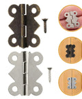 Vintage Butterfly Hinge Set for Wooden Jewelry Boxes and Cabinets Iron Hardware Built to Last for Real Dope Hinges Pack of 20