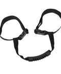 Scuba Diving Tank Carrier Elastic Retainer Strap with black nylon and rubber grips, Multifunctional Dive Gear Band.