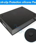 All Purpose No Fuss A4 Sized Metal Mesh Desk Drawer Organizer Tray Set with anti-slip silicone pads visible