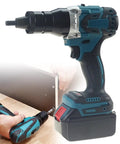 Beachtiful Cordless Rivet Nut Tool Electric Automatic Brushless Blind Rivet Fastener Kit. Handheld tool with battery for metal projects.
