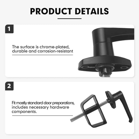 Heavy Duty Shed Door L Handle Lock Kit Featuring Four Matching Keys And A Dead Nuts Four Point Five Inch Stem For Smooth Install On Playhouses Chicken Coops Camper Rv And Garage Doors In Satin Black