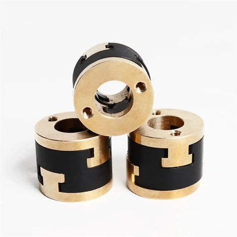 Upgrade Your 3d Printer With These Smooth V Core 3.1 Z Axis Lead Screw Decouplers Offering Perfect Flexibility And Precision For Oldham Couplings In Bi Material Design. three-piece bi-material shaft couplers