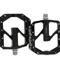 Non Slip Aluminum MTB Bike Pedals With 3 Bearing 9 By 16 Inch Spindle For Road BMX MTB Fixie Bikes, Durable CNC Alloy Pedals