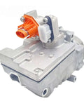 Premium Electric Ac Compressor Engineered For Renault Zoe Ev Climate Control High Output Cooling System, side angle view.
