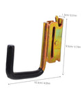 E Track Heavy Duty Hooks For Tool Storage And Cargo Security On Enclosed Trailers And Trucks Easy Install Metal Track Hanger J Hooks For Garage Ladder Storage And More