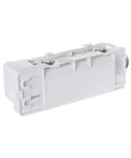 Ice Maker Assembly Replacement For Refrigerator WR30X10131, plug and play style, side view of durable ice production part
