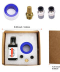 Go-To Three Way Two Position Hand Pull Pneumatic Valve Kit, 1/4 NPT, components, push pull operation, air flow control, boxed set