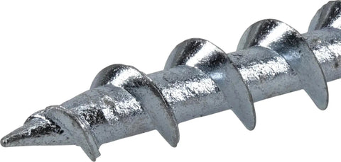 Close-up of the self drilling drywall anchor set 75 pack holds up to fifty pounds in drywall and two hundred pounds in concrete.