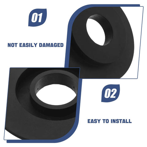 Close-up of the Wheel Balancer Guard Panel With Drive Belt Cover And Durable Housing Shield, highlighting easy installation feature.
