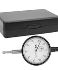 Rugged Pro Grade Dial Indicator Gauge With 0.01mm Accuracy, Range From 0 To 10mm, with black case, aluminum alloy construction