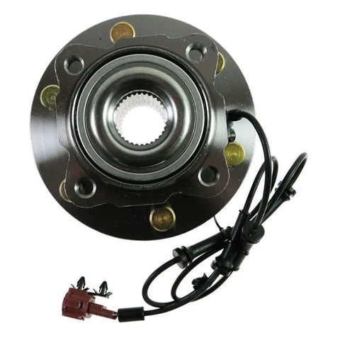 Front And Rear Wheel Hub And Bearing Assembly Kit Heavy Duty For Infiniti QX56 2004 2007 Nissan Armada 2005 2007 Pathfinder Armada 2004 432021LA0A BHA86484 closeup detail