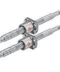 Awesome SFU1604 Rolled Ball Screw C7 Grade Single Nut Linear Guide 550mm Long with metallic finish for precision motion control.