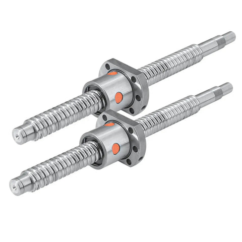 Awesome SFU1604 Rolled Ball Screw C7 Grade Single Nut Linear Guide 550mm Long with metallic finish for precision motion control.