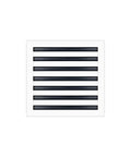 14x14 Modern White Aluminum AC Vent Cover Sleek Dope And Durable Decorative Air Diffuser For Ceiling, Wall And Floor Install
