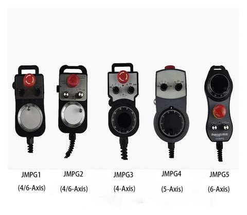 Standard 5V Handwheel Motion Control System For CNC Machines With 4 Axis 5 Axis And 6 Axis Support And Emergency Stop Plug And Play Ready JMPG34 models
