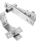 Stainless Steel Hidden Door Bookcase Hinges For Heavy Duty Cabinets And Doors With Rotating Shaft Torque Invisible Pivot System Corrosion Resistant Built Tough For Large Panels And Concealed Installations