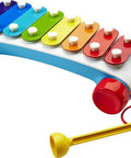 Super Fun Musical Xylophone Pull Toy for Toddlers and Kiddos, includes colorful keys and mallet for sound.