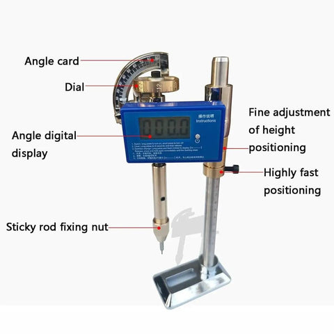 Real Badass Jade Cutting Angle Grinder With Solid Mechanical Handle Crafted For Jewelry Making And Gemstone Shaping Stainless Steel Build Handles Heavy Grinds Smooth Daily with digital angle display