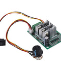 Rock Solid Dc Brushless Motor Controller 15Amp 5 To 36 Volt Speed Driver with adjustable knob and toggle switch for RC gear.