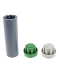 Replacement Oil Burner Heater Pump Coupler 8881 for Suntec A Pump Motor, 13 32 in gray coupler with green and white ends