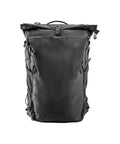 Front view of Ultralight Expandable Camera Backpack For Photographers Outdoor Travel With Rain Cover 40L Space Black Go To Gear Carrier
