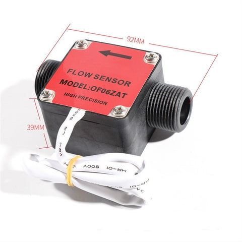 External Tooth Oval Gear Flow Meter and Flow Sensor for Water and Oil, Pro Grade Inline Flow Measurement Kit, High Precision, Durable Sensor for Industrial Use, 1 Piece