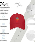 Everyday Dope Baseball Hat For Women Breathable Red Cap With Bold Front Artwork Adjustable Buckle Closure One Size Fits Most