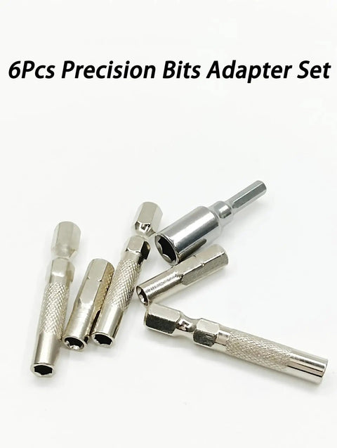 1/4 To 4mm Bit Adapter Kit With Magnetic Hex Bits Converter Precision Bits Set including six adapters