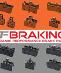 High Performance Beefy Ceramic Disc Brake Pads For Shimano Four Piston Calipers Saint XTR SLX XT And TRP Quadiem DHR EVO Slate T4