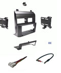Double Din Car Stereo Dash Kit With Wiring Harness And Antenna Adapter For Chevy And GMC Trucks Suburban Blazer Pickup SUV 1992 1994 Easy Plug And Play Install Kit For Aftermarket Radios components