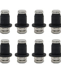 RV Water Tank Probe Sensors 8 Pack With Rust Resistant Post And Hardware Four Part Assembly Includes Grommet Washer And Nuts