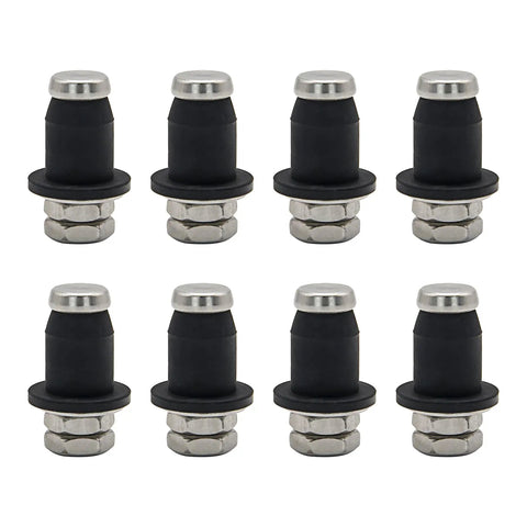 RV Water Tank Probe Sensors 8 Pack With Rust Resistant Post And Hardware Four Part Assembly Includes Grommet Washer And Nuts