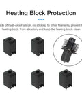 Heating block protection silicone sock for 3D Printer Maintenance Tool Kit For X1 X1C X1E P1P P1S Models.