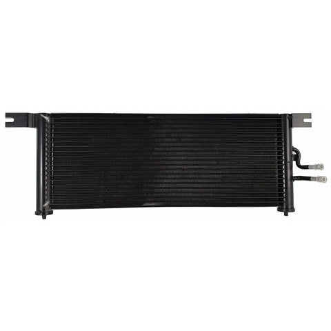 High Performance Transmission Oil Cooler Fitment For Ford Explorer 2002-2005 With 4.0L And 4.6L Engines Reliable Heavy Duty Replacement That Keeps Your Ride Cool And Running Smooth Like A Champ., black metal transmission oil cooler with side fittings