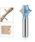 Cool Miter Frame Molding Router Bit With 12mm Or 1/2in Shank for crafting wood profiles and shaping edges.