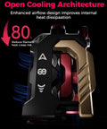 DXC2 Extruder Upgrade Kit for K2 Plus K2 and K2 Pro with Dual Gear Design showing open cooling architecture